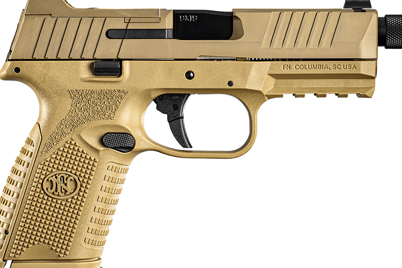 FN FN509 Midsize Tactical 9mm Optic Ready Pistol with 4.5 Inch Threaded Barrel