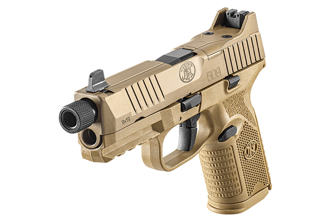 FN FN509 Midsize Tactical 9mm Optic Ready Pistol with 4.5 Inch Threaded Barrel