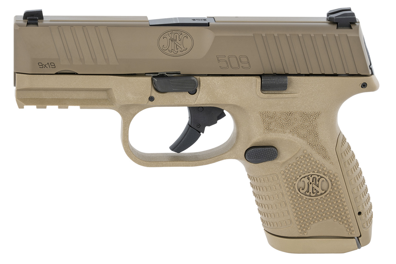 FNH 509 Compact 9mm Flat Dark Earth Pistol (10-Round Model)