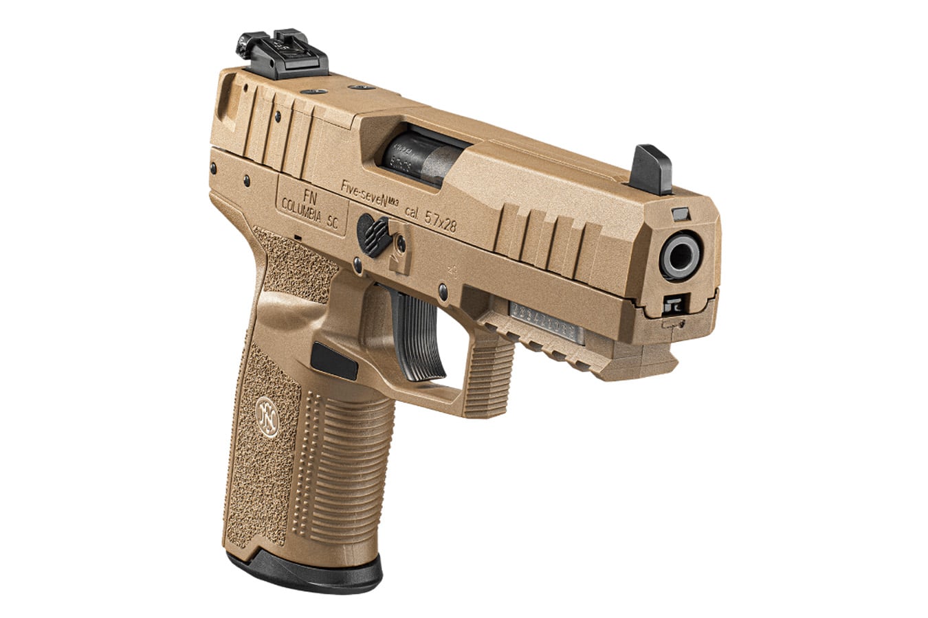 FN Five-seveN 5.7x28mm MRD Optic Ready Pistol with 4.8 Inch Barrel and FDE Finish
