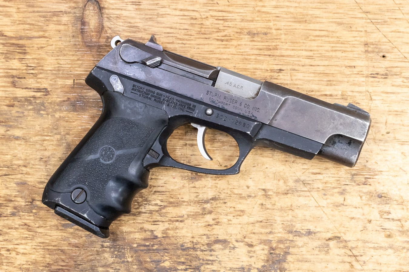 RUGER P90 45 ACP Police Trade-in Pistol