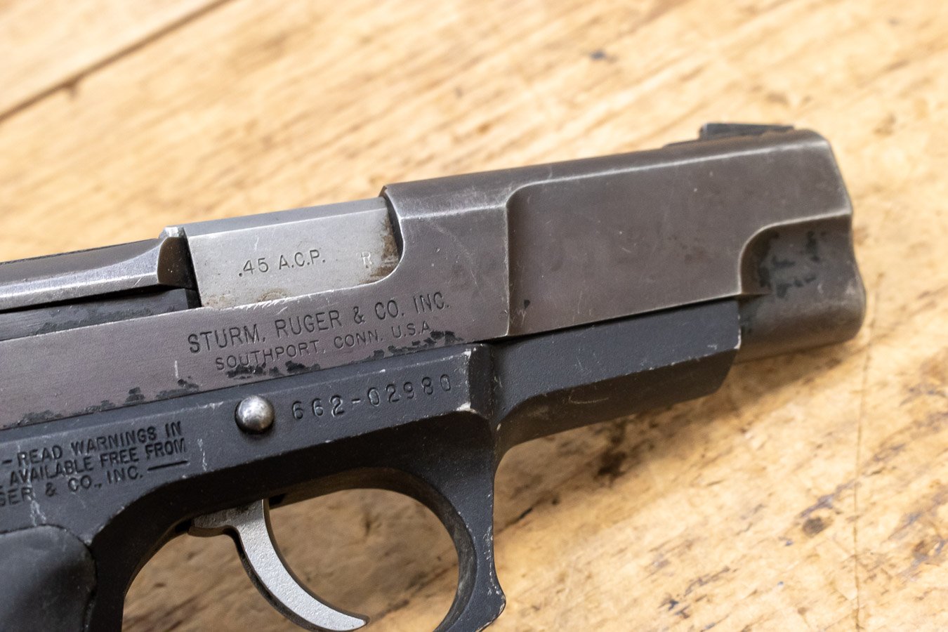 RUGER P90 45 ACP Police Trade-in Pistol