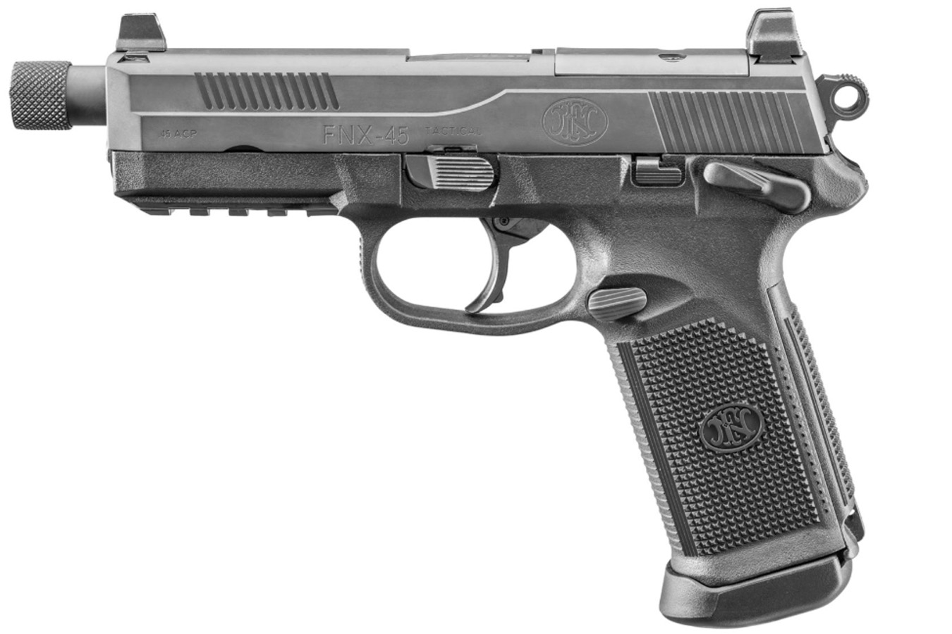 FN FNX-45 Tactical 45 ACP Pistol with Threaded Barrel (10-Round Model)