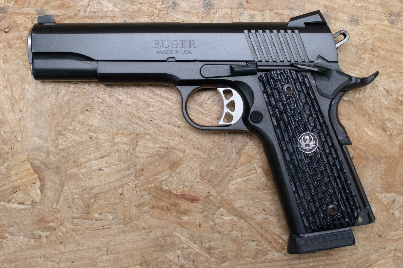 RUGER SR1911 45ACP Police Trade-In Pistol with Textured Grips