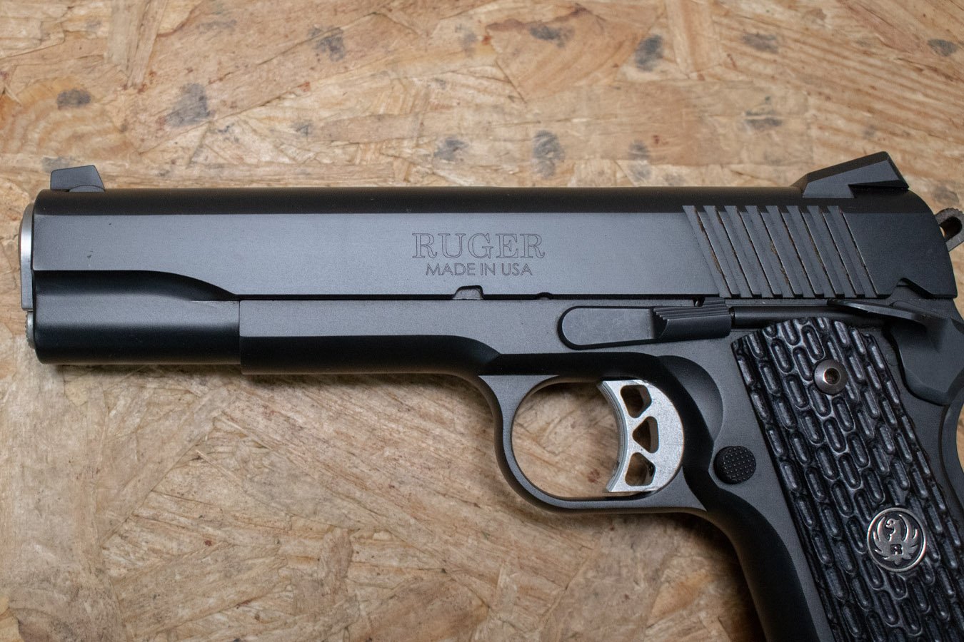RUGER SR1911 45ACP Police Trade-In Pistol with Textured Grips