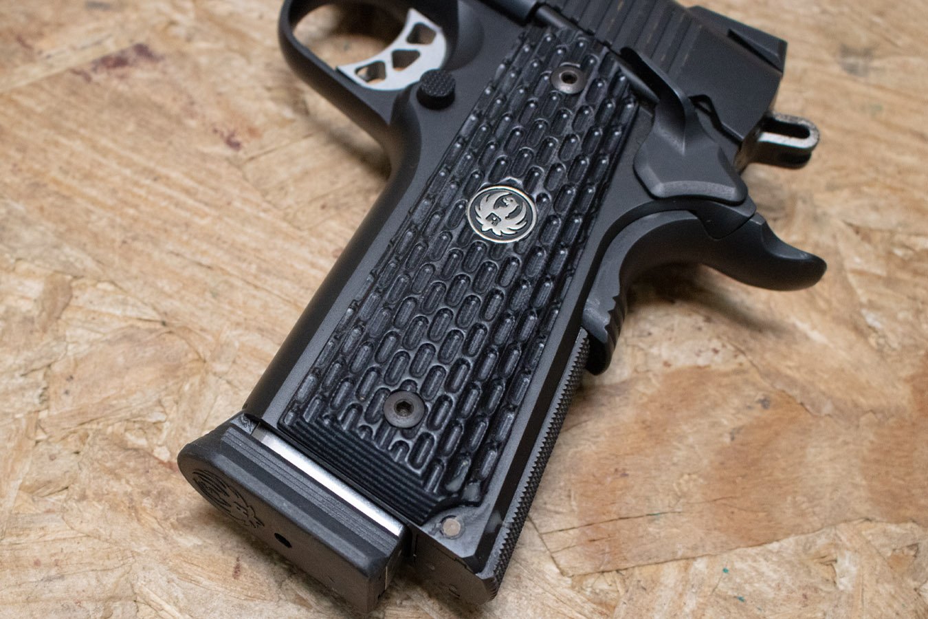 RUGER SR1911 45ACP Police Trade-In Pistol with Textured Grips