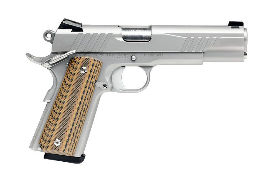 SAVAGE 1911 Government 9mm Handgun with Stainless Finish