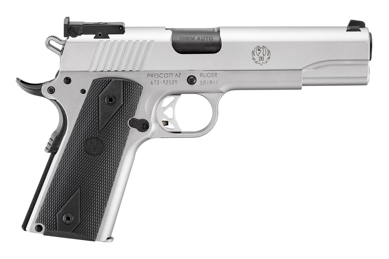 RUGER SR1911 10mm Auto Full-Size Pistol with Stainless Finish