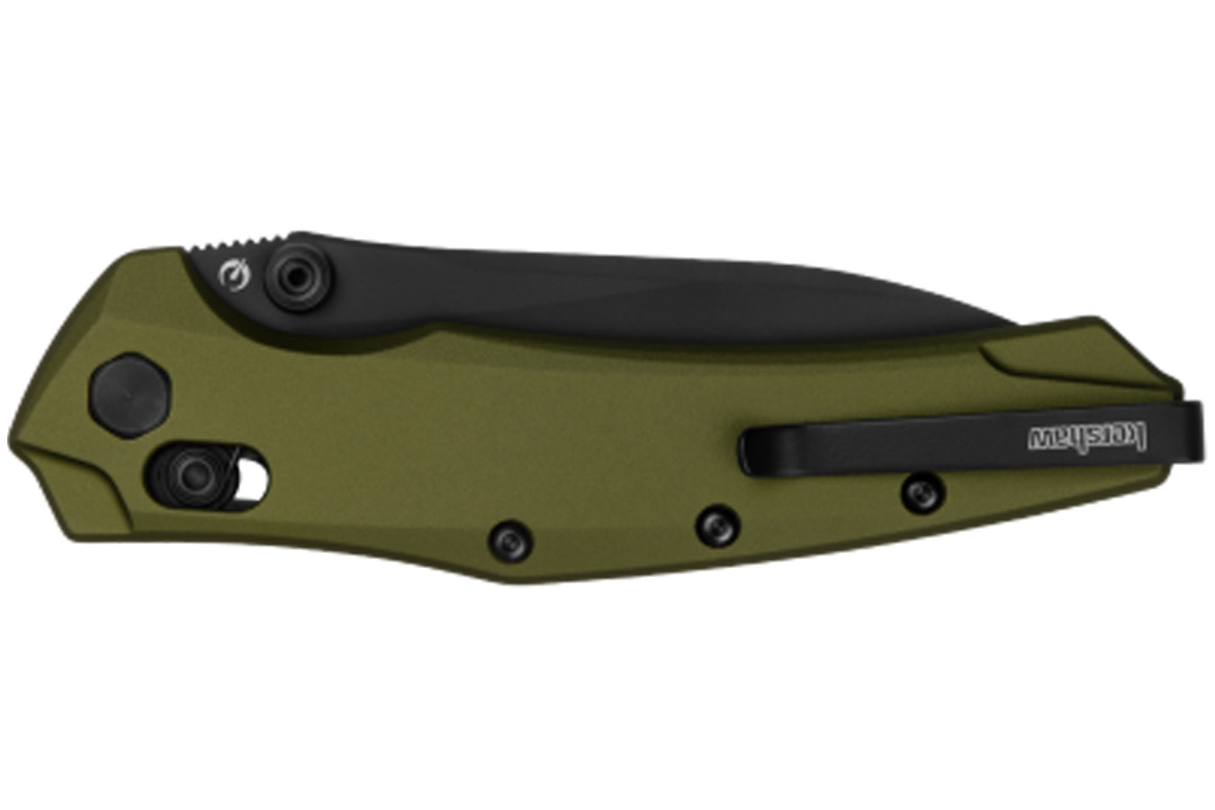 Kershaw Knives Bareknuckle Folding Pocket Knife - DuraLock, Olive Green