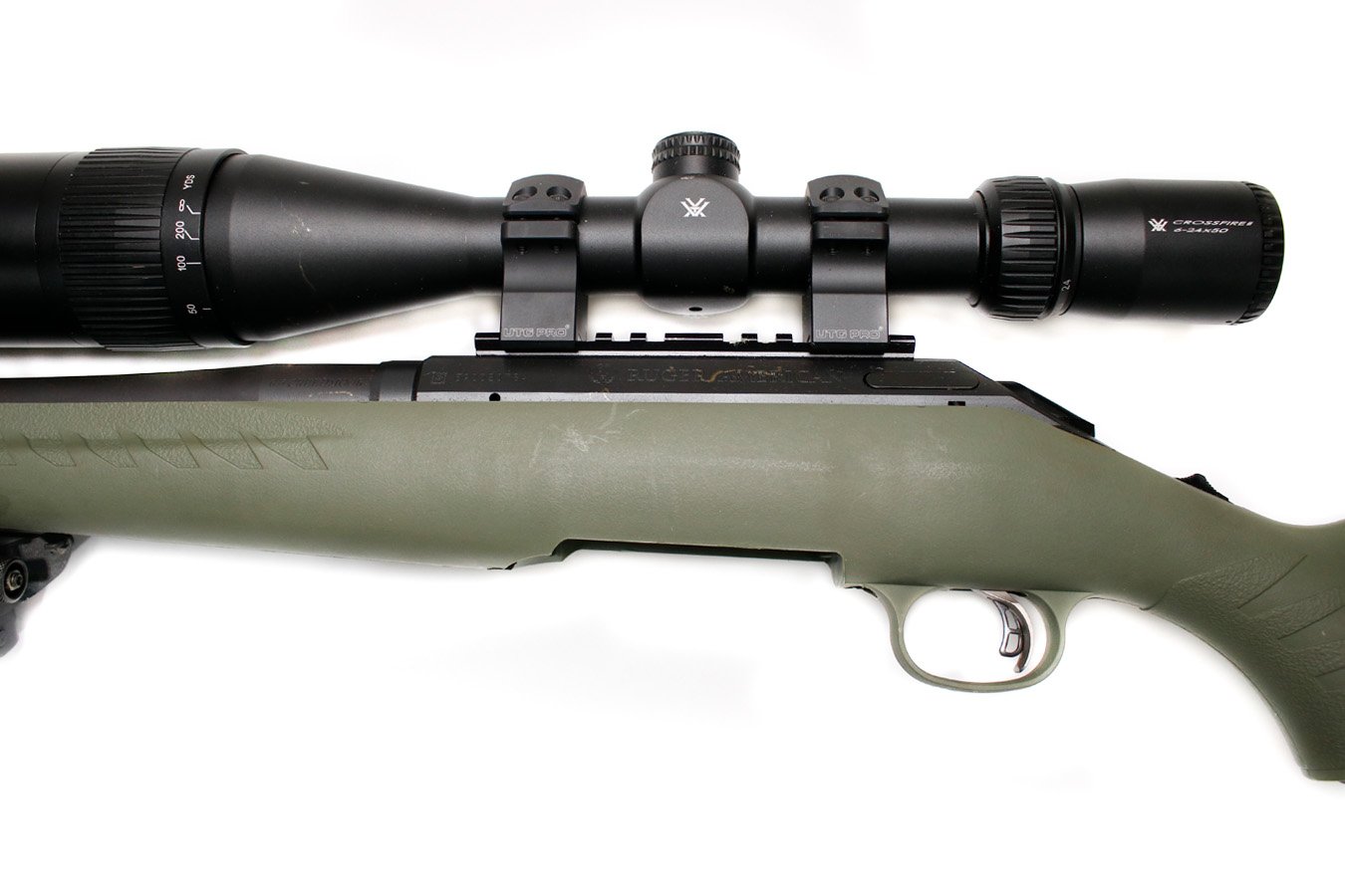 RUGER American 6.5 Creedmoor Police Trade-In Rifle with Vortex Crossfire II 6-24x50 Scope