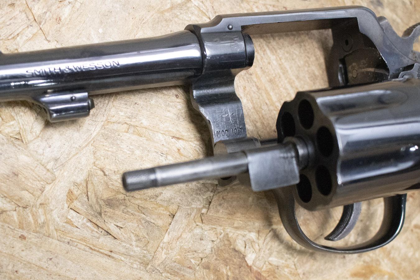 SMITH AND WESSON 10-7 38 Special Police Trade-In Revolver with 4-Inch Barrel
