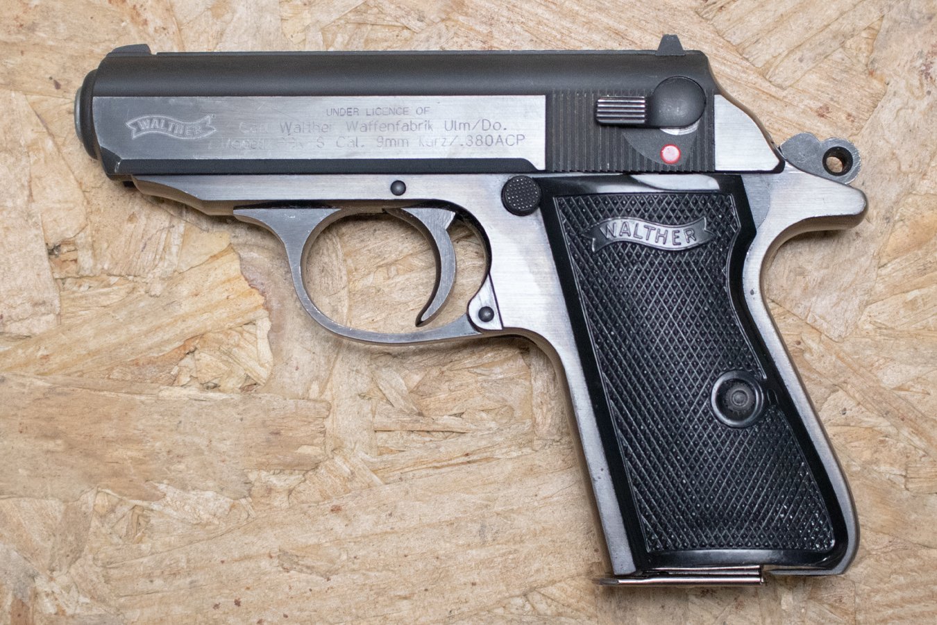 WALTHER PPK/S 380 ACP Police Trade-In Pistol with Blued Finish