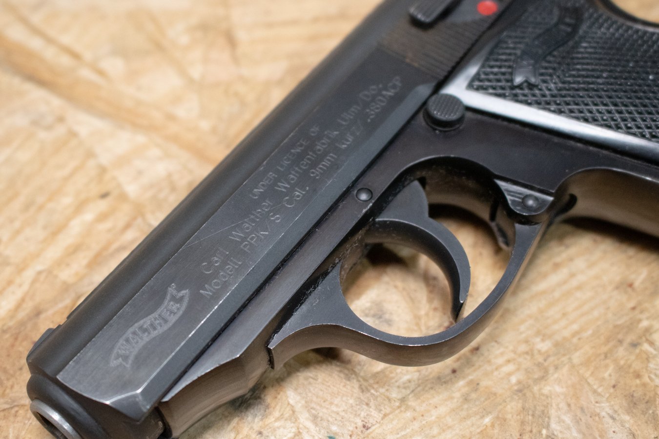 WALTHER PPK/S 380 ACP Police Trade-In Pistol with Blued Finish