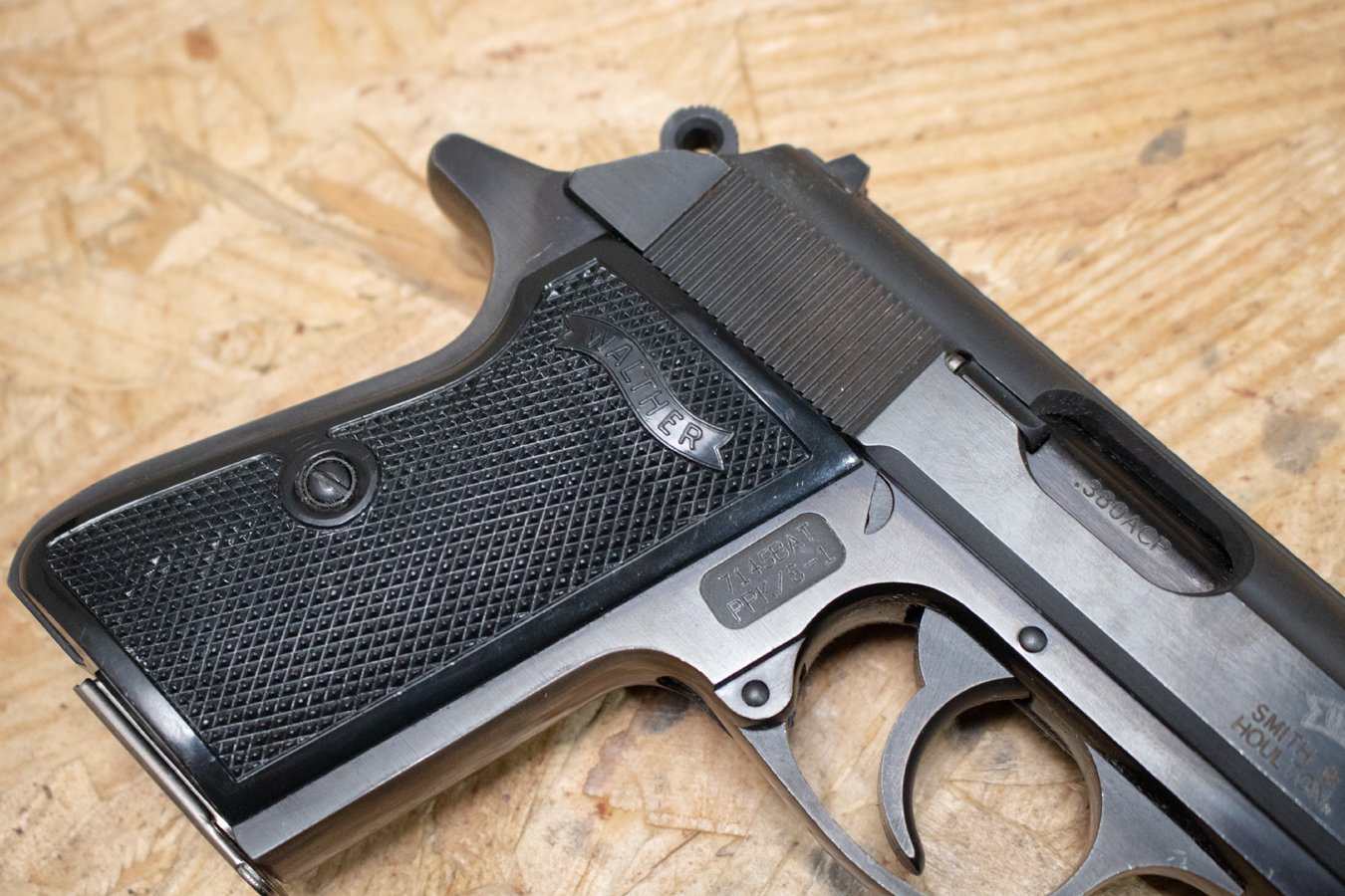 WALTHER PPK/S 380 ACP Police Trade-In Pistol with Blued Finish