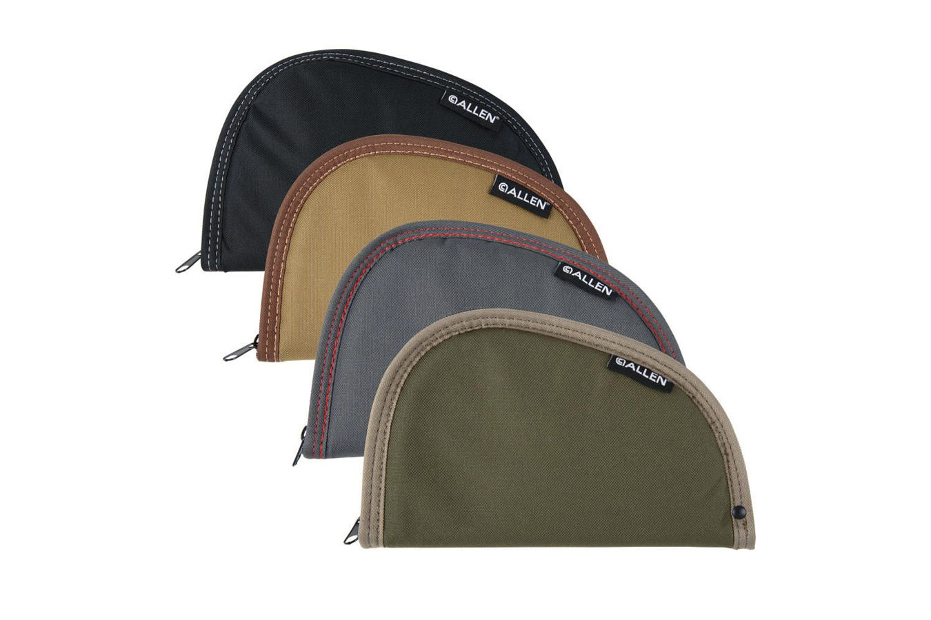 ALLEN COMPANY 8 Inch Handgun Cases (Assorted Earth Tone Colors)