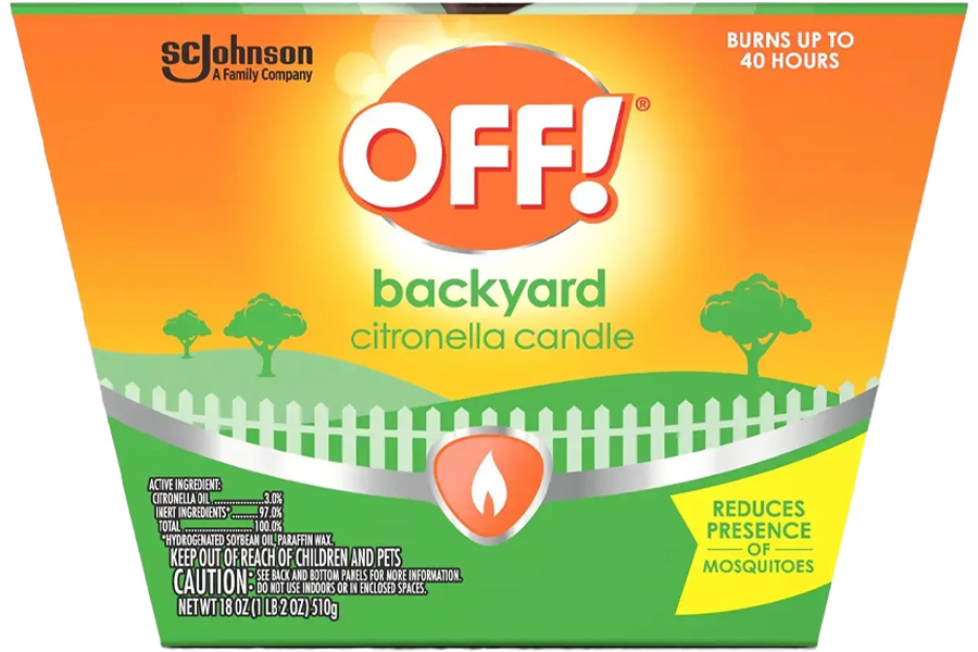 Off Backyard Citronella Candle