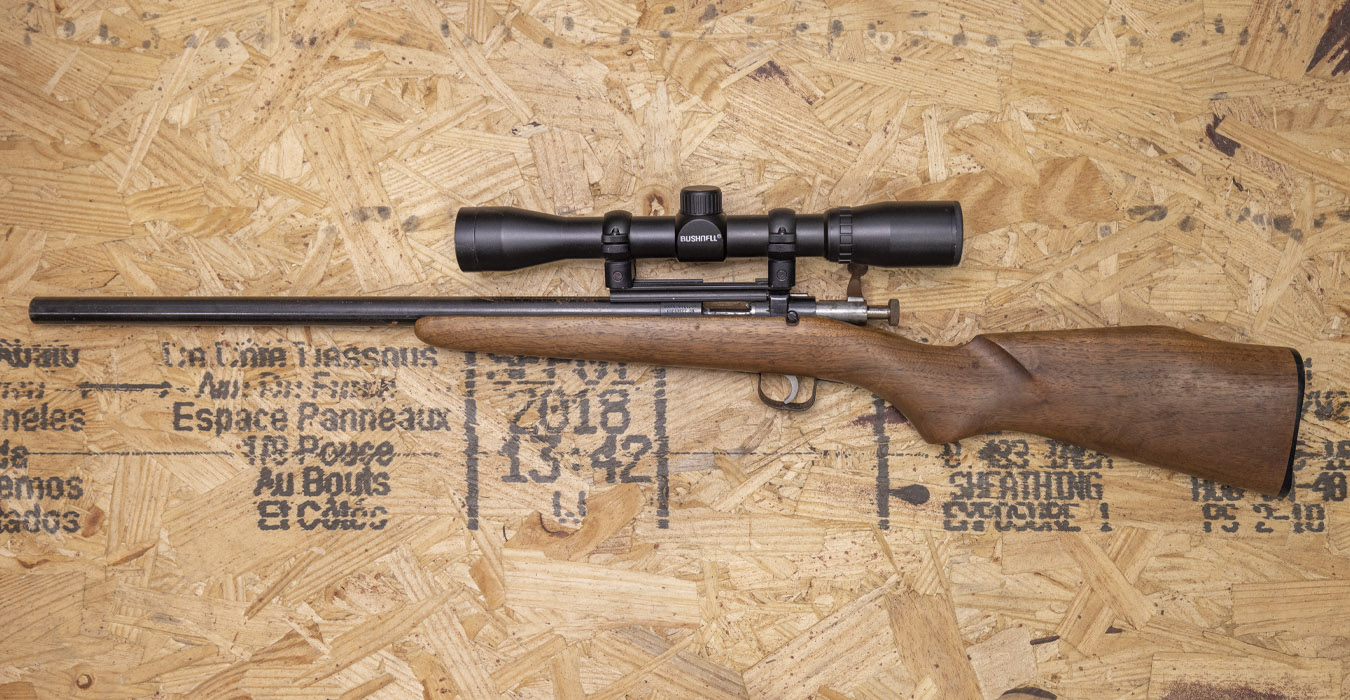 ROGUE Chipmunk .22 S/L/LR Police Trade-In Single Shot Rifle with Optic