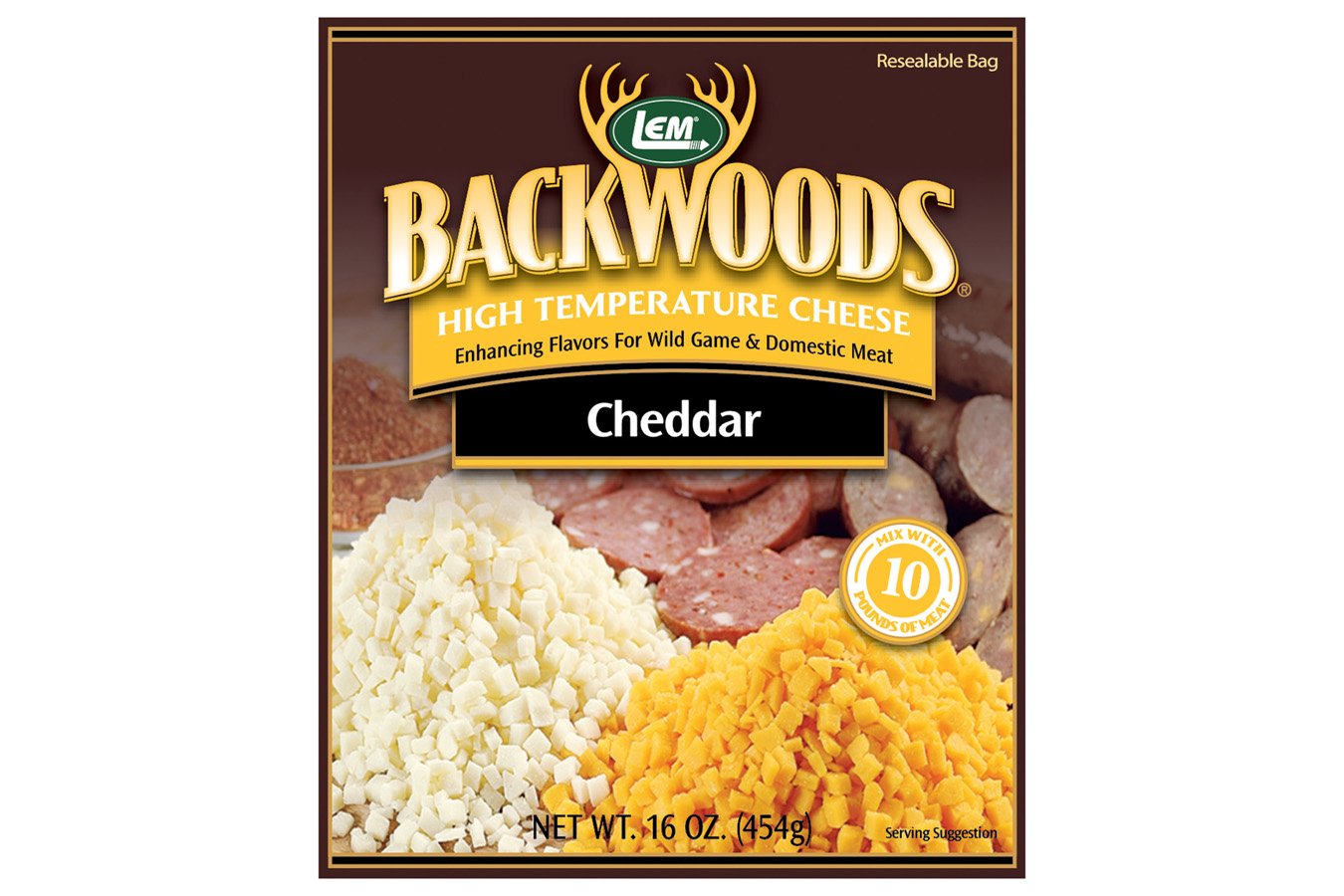 Lem Backwoods High-Temp Cheddar Cheese 1lb