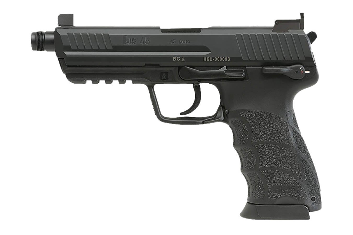 HK HK45 Tactical (V1) 45 ACP DA/SA Pistol with Threaded Barrel
