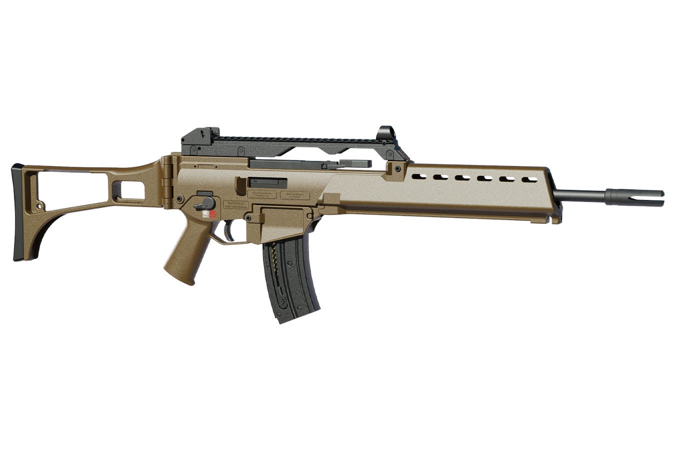 H  K G36 22 LR Semi-Auto Rifle with FDE Stock