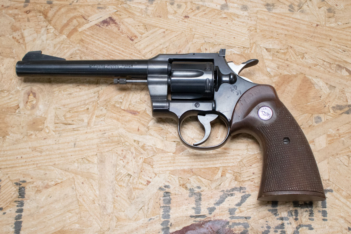 COLT Officers Model Match 22LR Police Trade-In SA/DA Revolver 