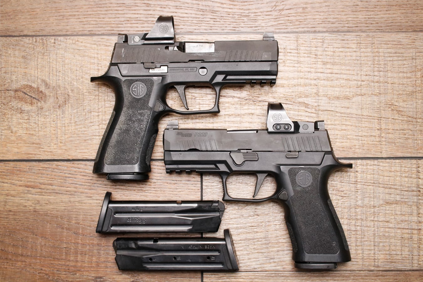 SIG SAUER P320 X Carry 9mm Police Trade-In Pistol (Good Condition) with Romeo1 Pro Sight