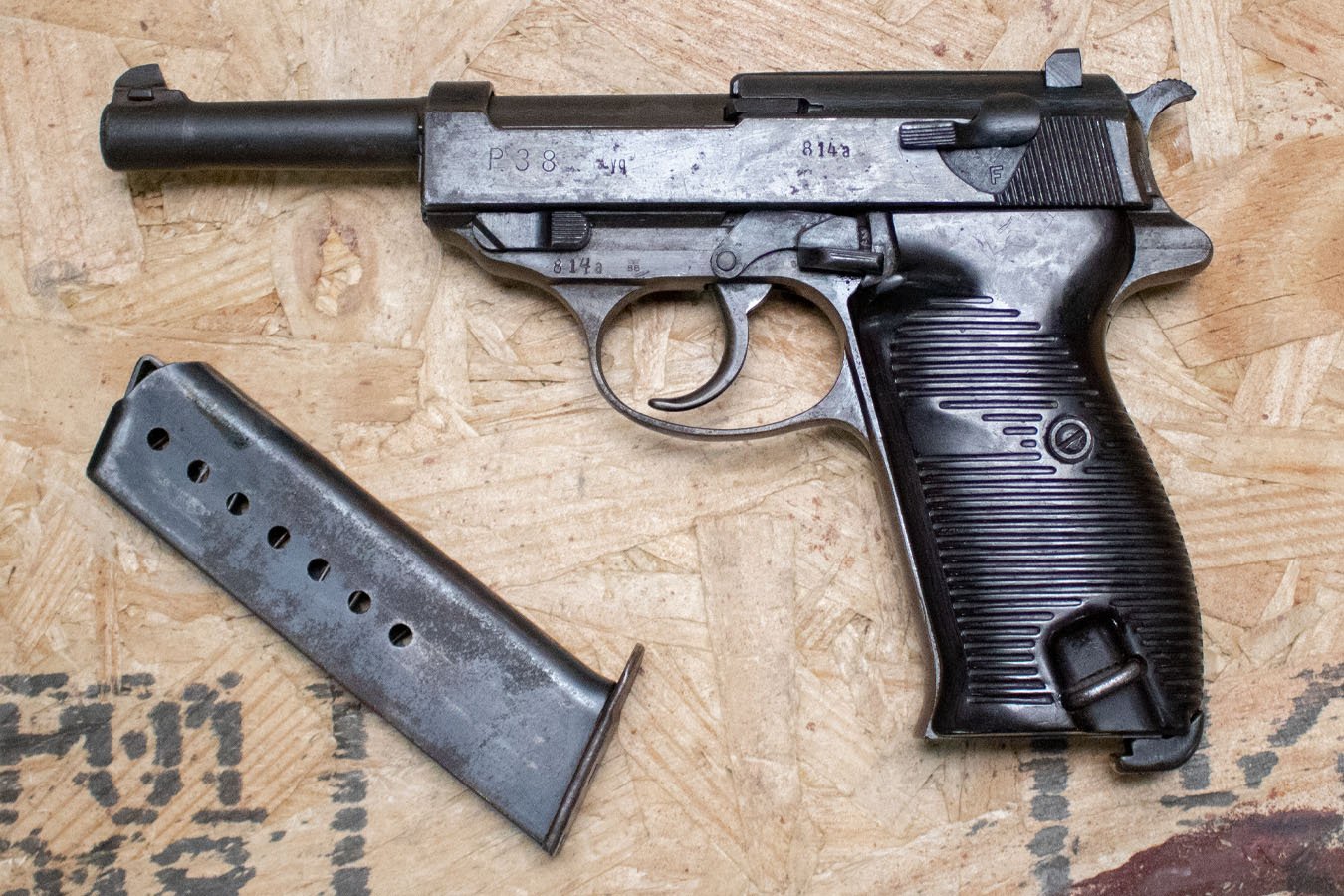 WALTHER Spreewerk P38 9mm Police Trade-In Pistol WWII Manufacture