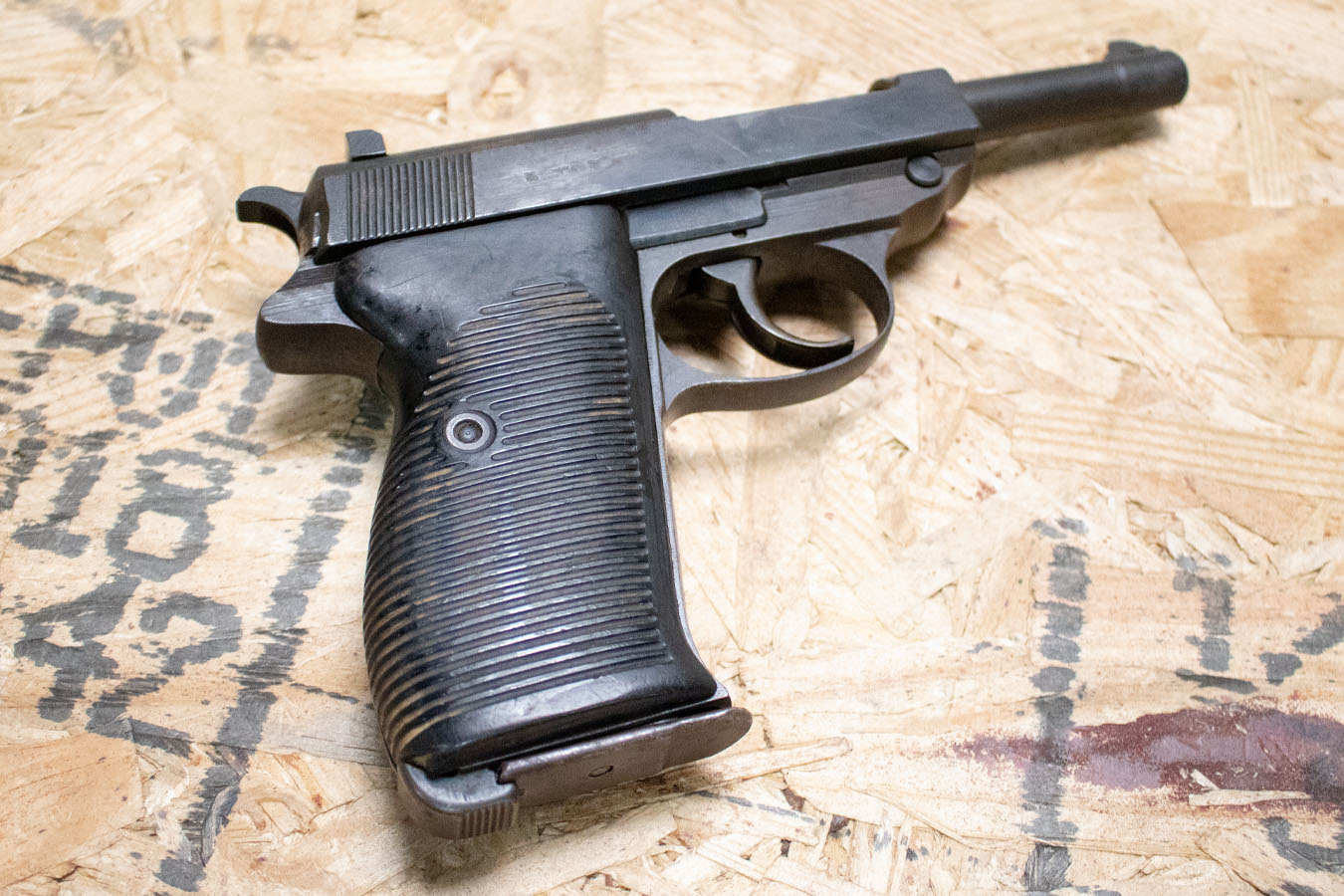WALTHER Spreewerk P38 9mm Police Trade-In Pistol WWII Manufacture