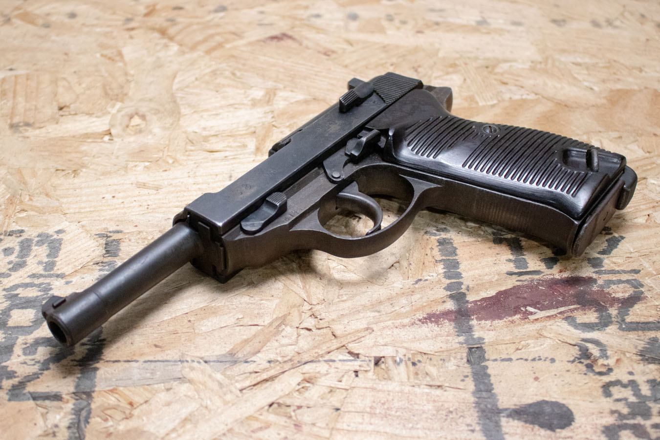 WALTHER Spreewerk P38 9mm Police Trade-In Pistol WWII Manufacture