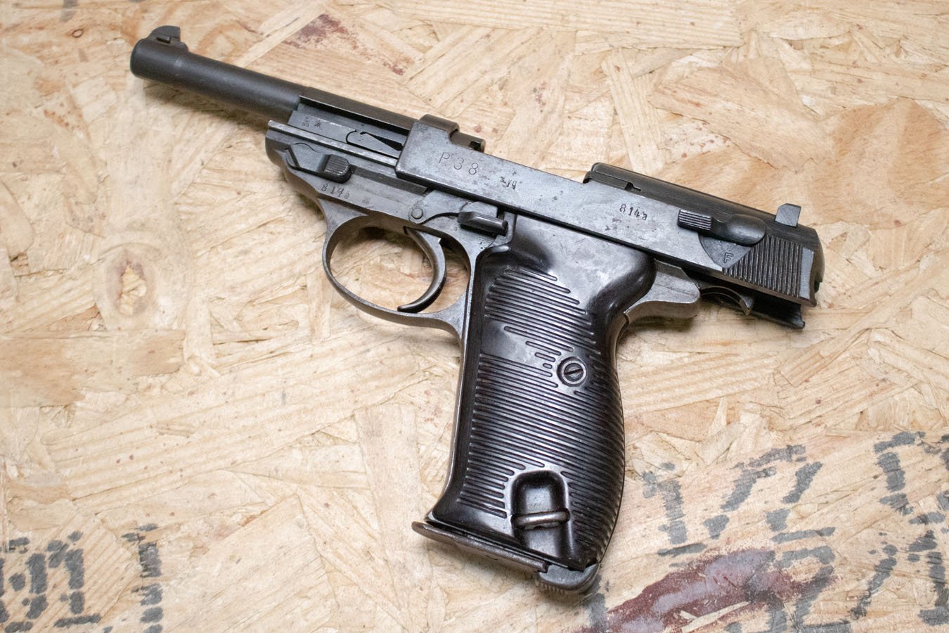 WALTHER Spreewerk P38 9mm Police Trade-In Pistol WWII Manufacture