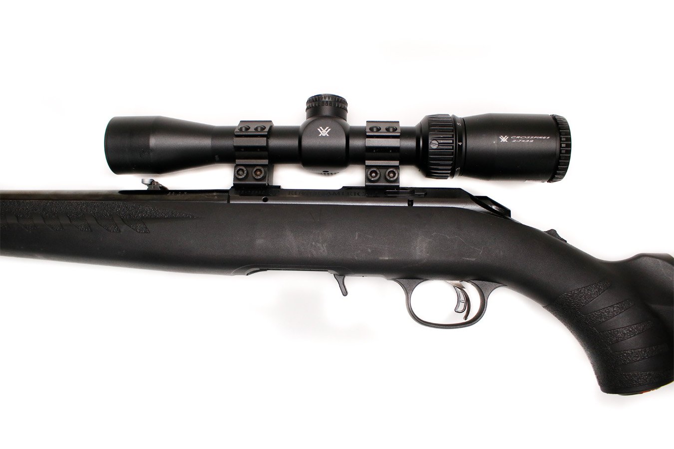 RUGER American Rimfire 22LR Police Trade-in Bolt-Action Rifle with Vortex Crossfire II Scope