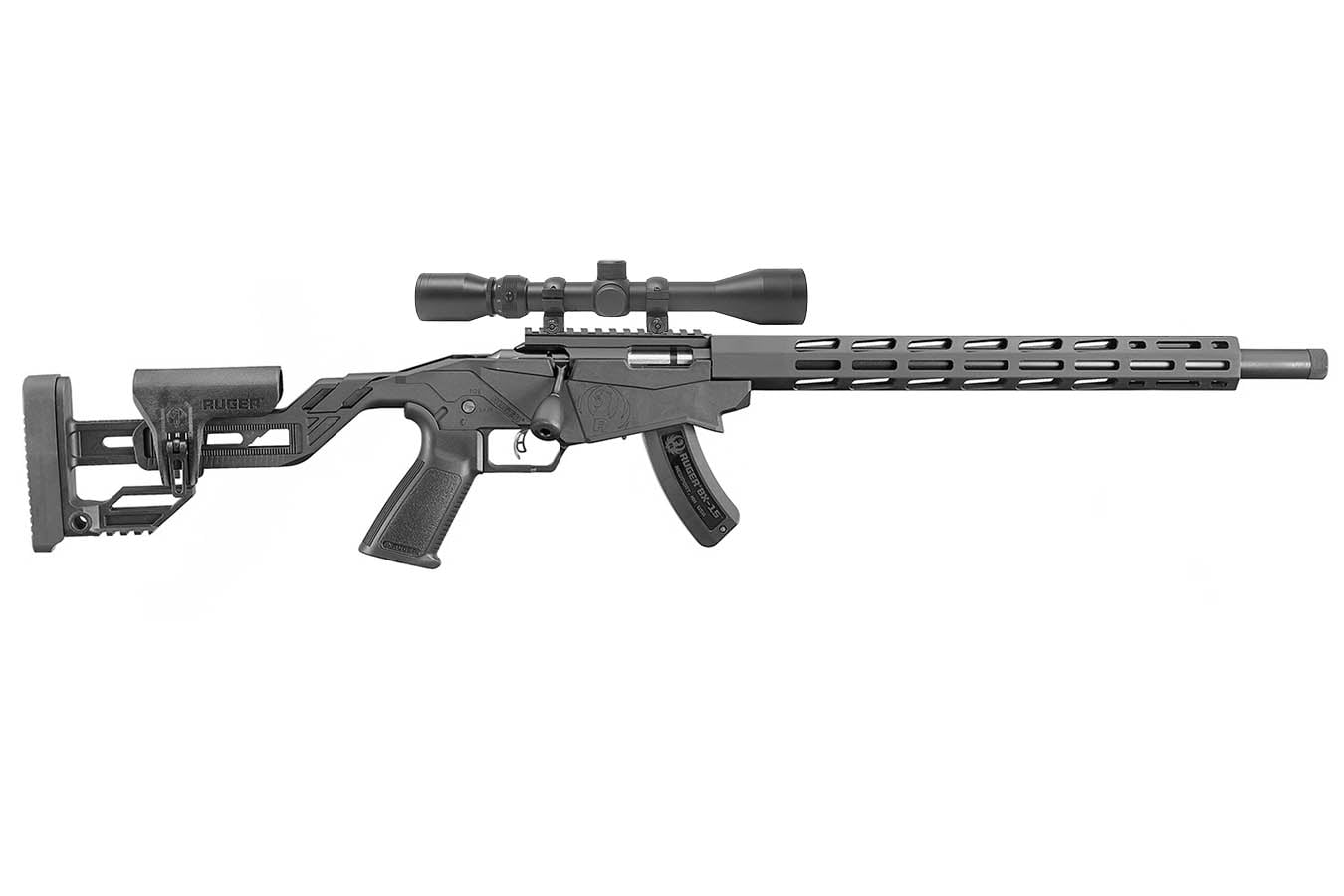 RUGER Precision Rimfire 22LR Bolt-Action Rifle with Weaver Riflescope