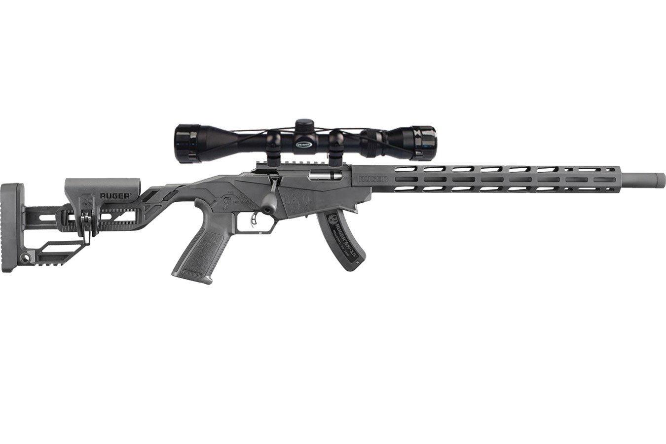 Ruger Precision Rimfire 22LR Bolt-Action Rifle with Weaver Riflescope