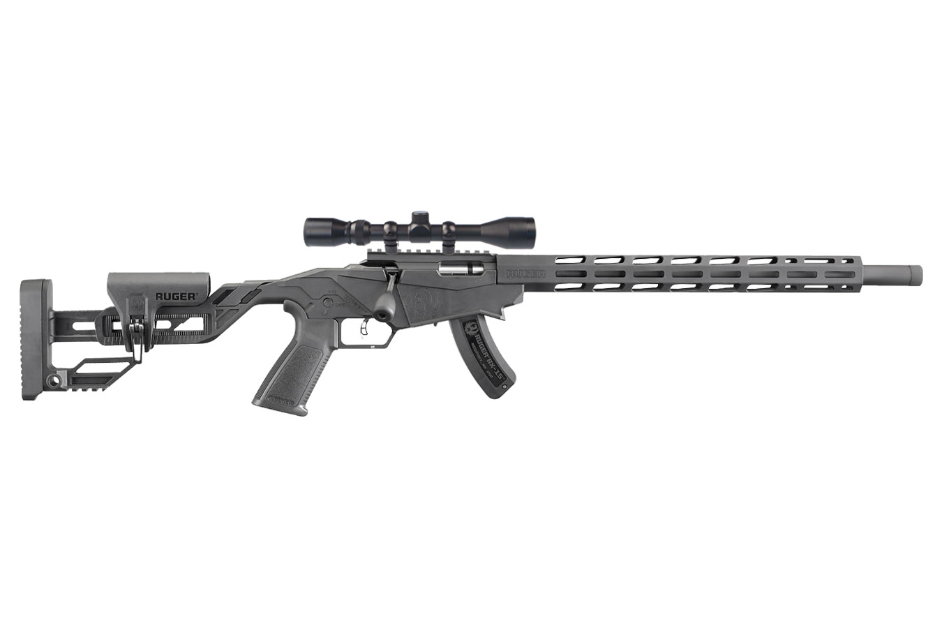 Ruger Precision Rimfire 22LR Bolt-Action Rifle with Weaver Riflescope