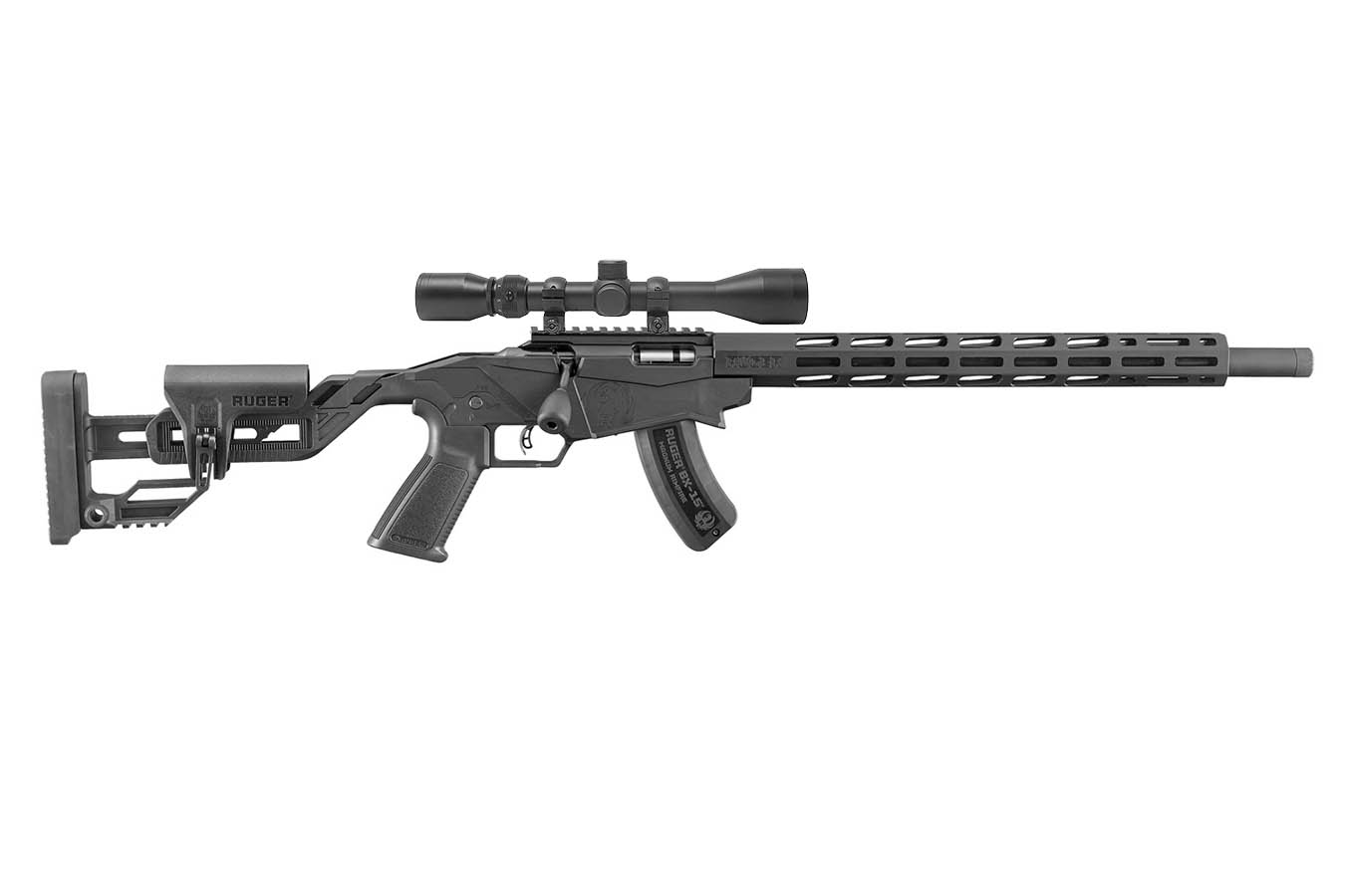 RUGER Precision Rimfire 22 WMR Bolt-Action Rifle with Weaver Riflescope