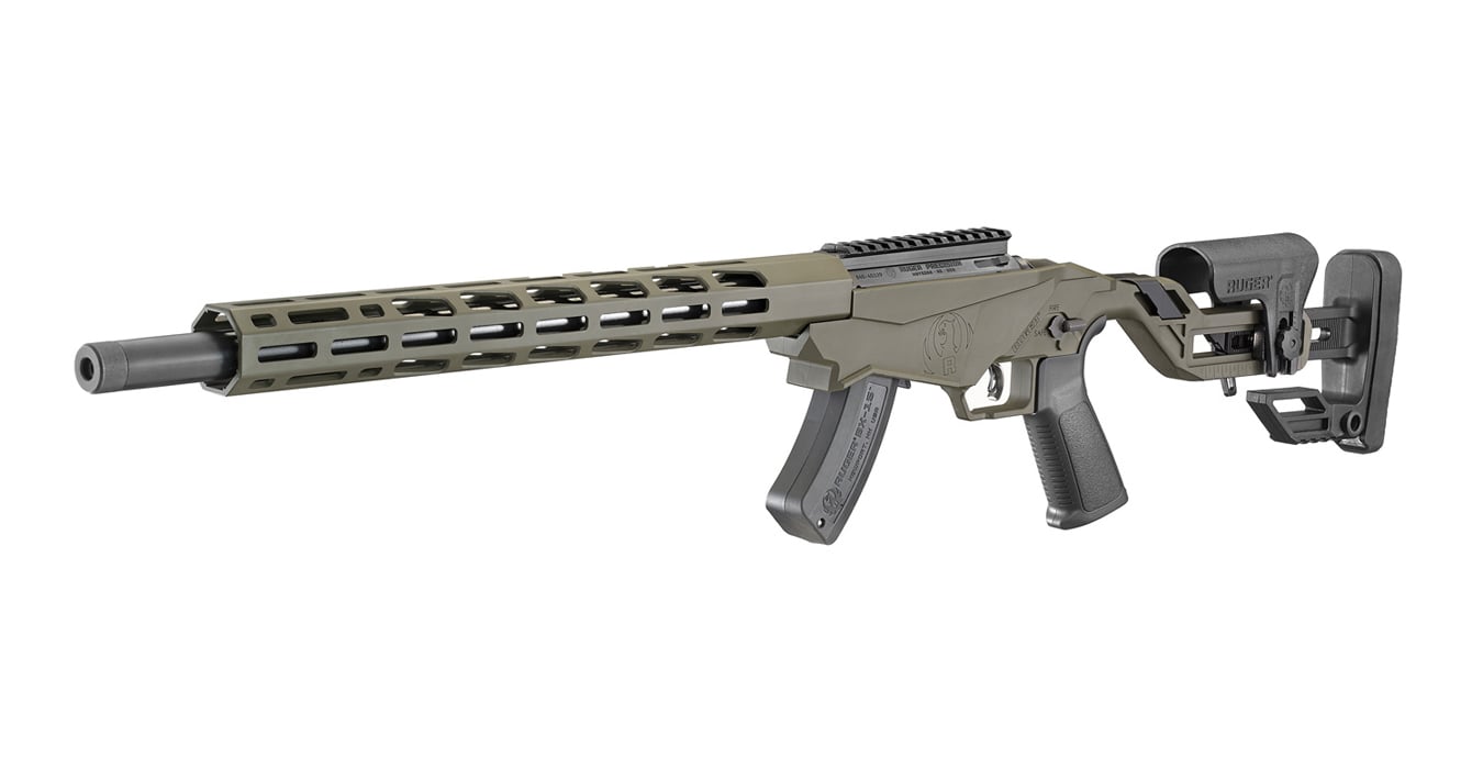 Ruger Precision Rimfire 22lr Bolt Action Rifle With Od Green Cerakote