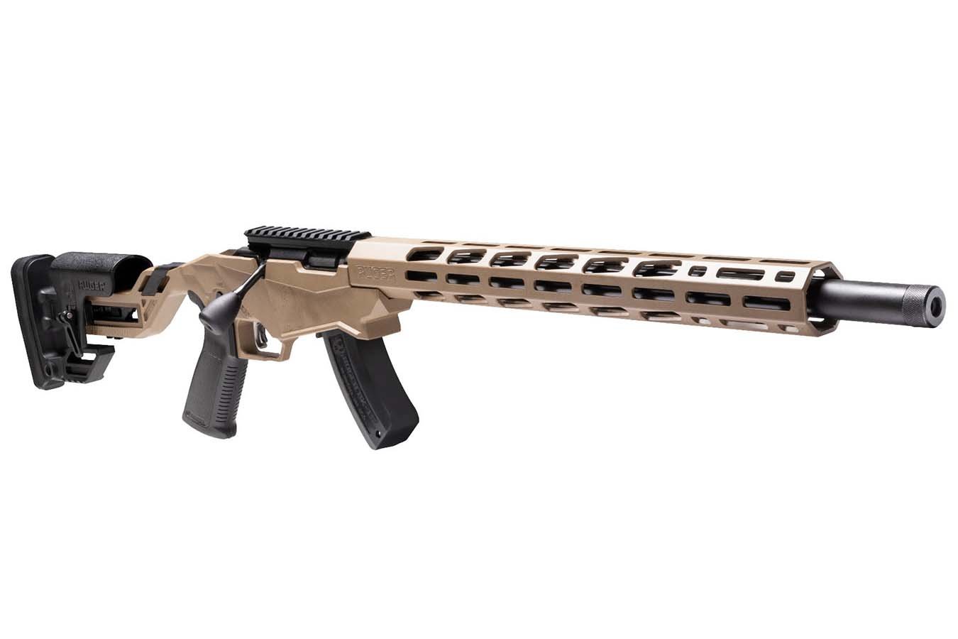 RUGER Precision Rimfire 17 HMR Bolt-Action Rifle with Davidsons Dark Earth Finish
