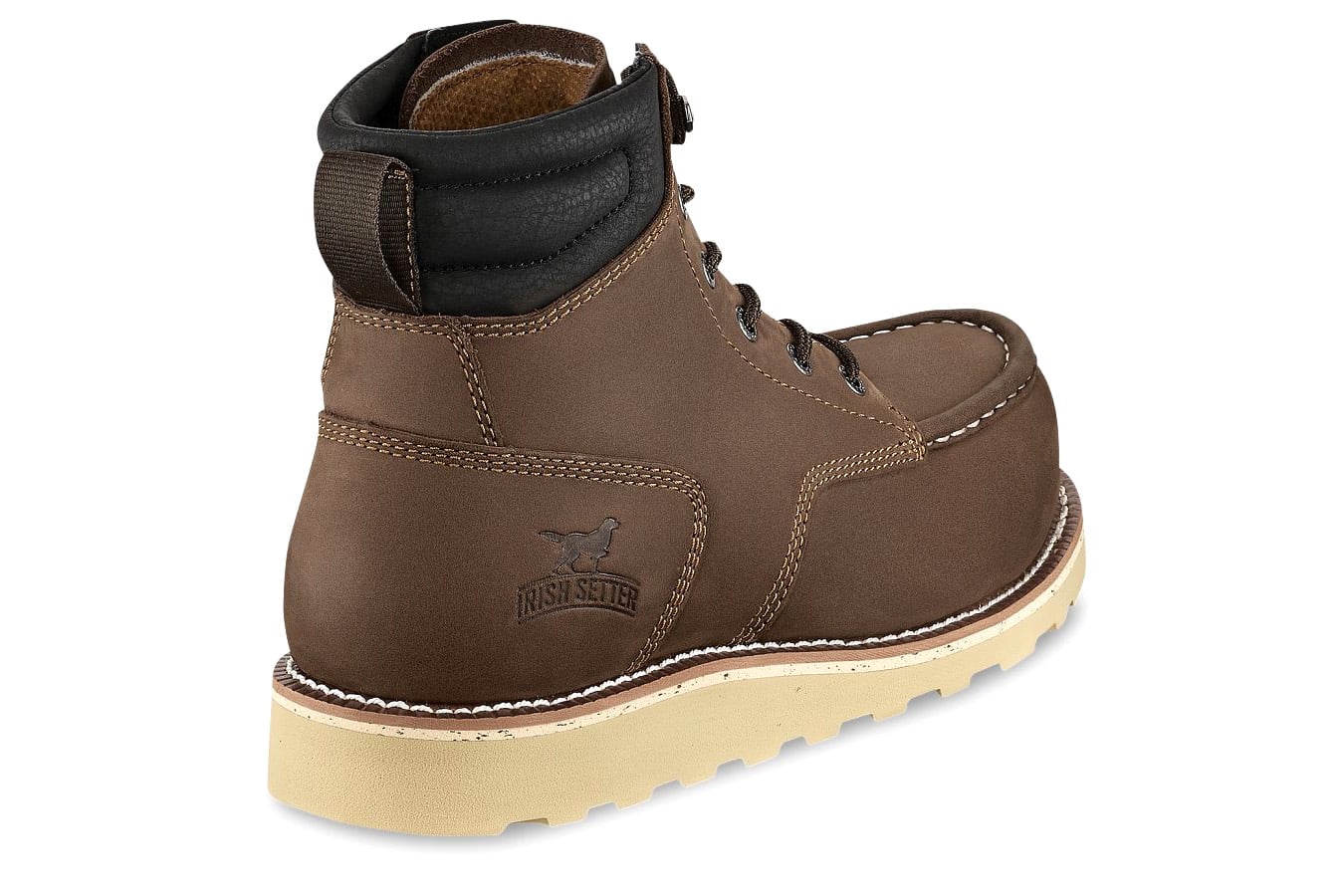 Irish Setter Red Wing Pipestone Unisex 6-Inch Brown Full-Grain Leather Work Boot with Traction Tred Outsole and Electrical Hazard Protection
