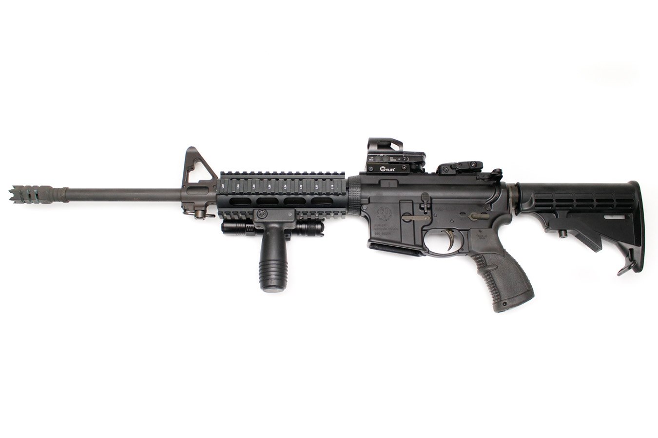 RUGER AR-556 5.56mm Police Trade-In Rifle with Quad Rail