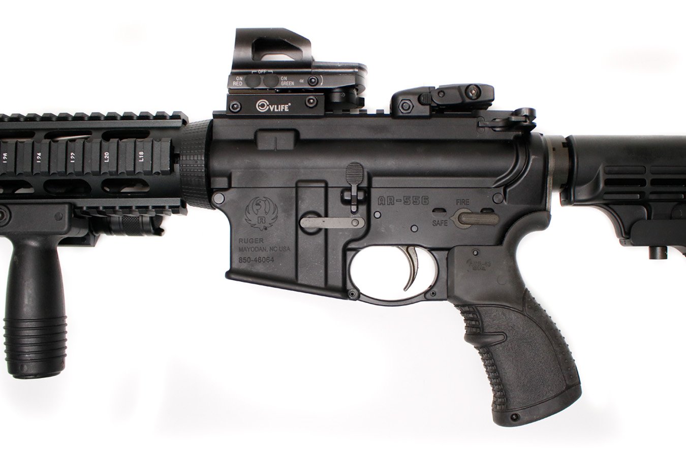 RUGER AR-556 5.56mm Police Trade-In Rifle with Quad Rail