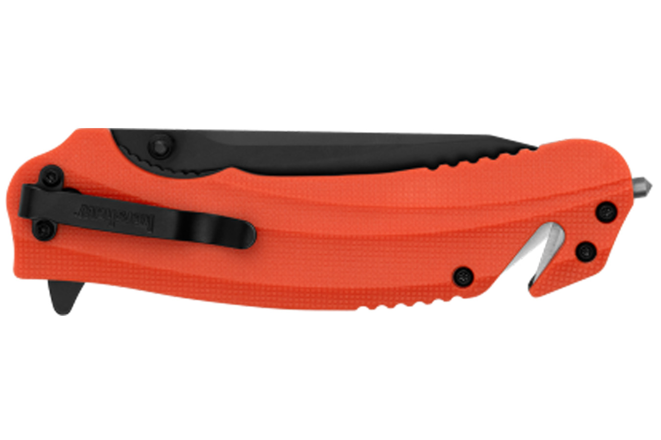 Kershaw Knives Barricade Folding Pocket Knife - Orange, Serrated