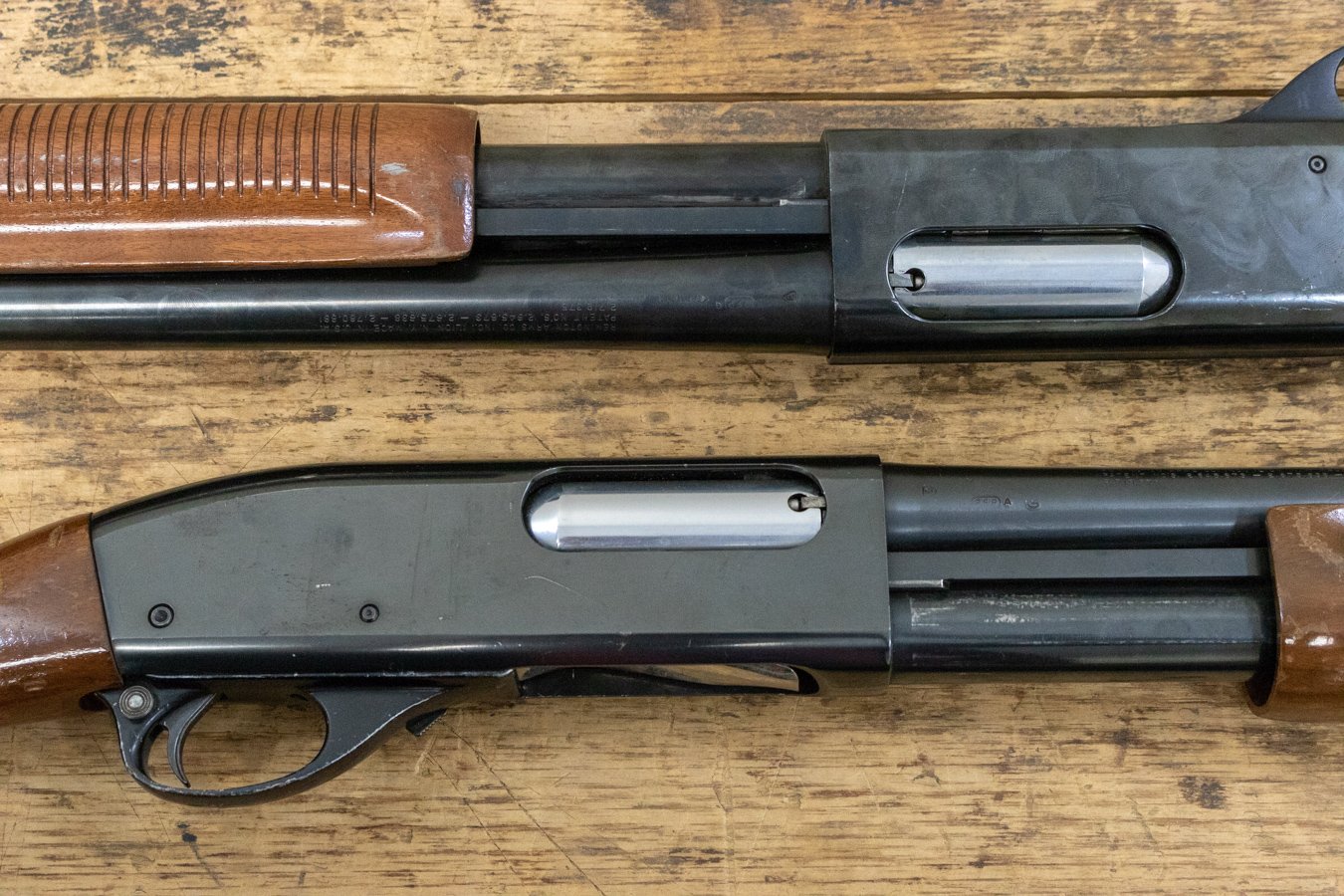 REMINGTON 870 Wingmaster 12 Gauge Police Trade-In Shotguns with Ohio National Guard Stamp 