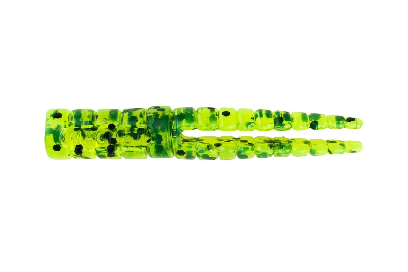CRAPPIE MAGNET 15 Piece Body Pack - Chartruese w/ Black Flakes