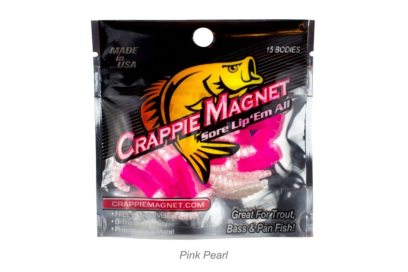 CRAPPIE MAGNET 15 Piece Body Pack - Pink Pearl