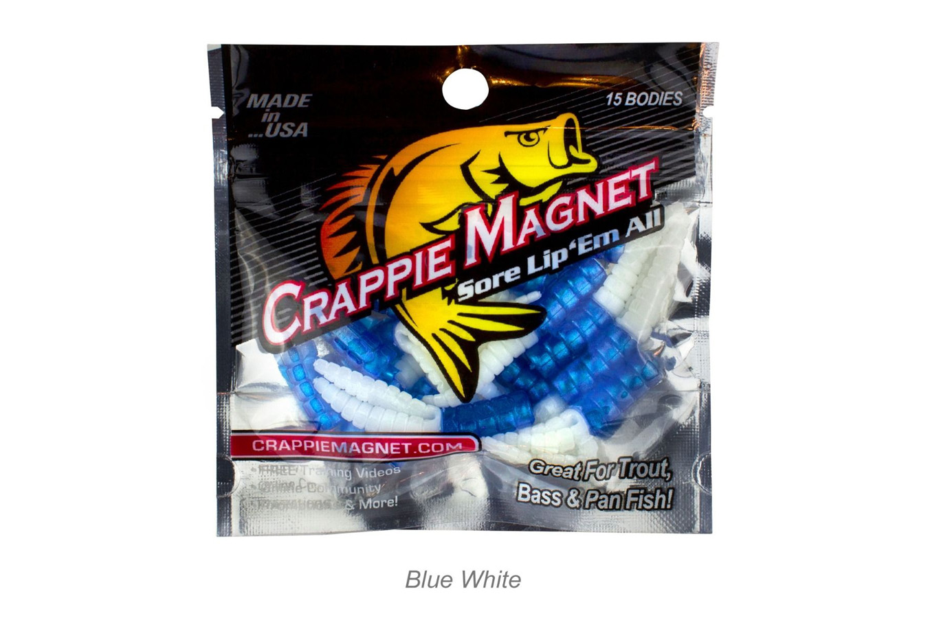 CRAPPIE MAGNET 15 Piece Body Pack - Blue/White