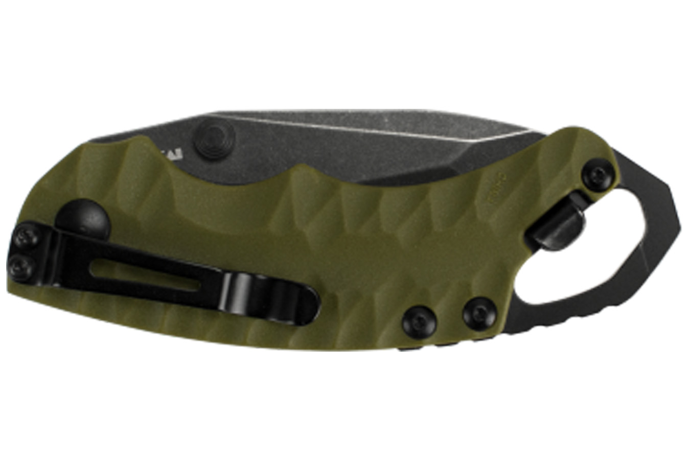 Kershaw Knives Shuffle Folding Pocket Knife - Tanto, Olive Green