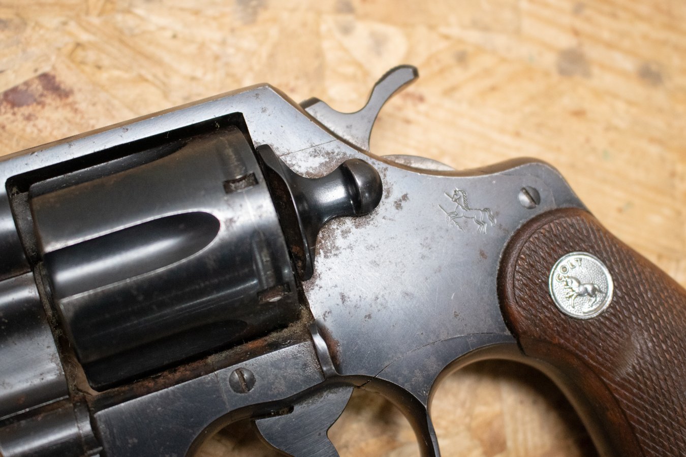 COLT Official Police 38SPL DA/SA Police Trade-In Revolver with 6-Inch Barrel