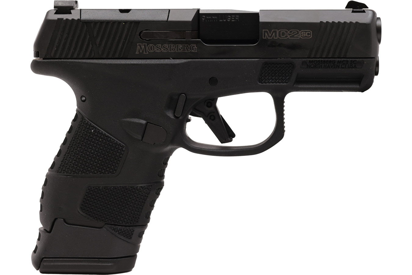 MOSSBERG MC2sc 9mm Optic Ready Subcompact Pistol with Manual Safety and Three Magazines