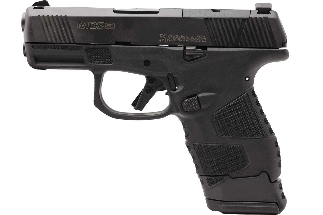 MOSSBERG MC2sc 9mm Optic Ready Subcompact Pistol with Manual Safety and Three Magazines
