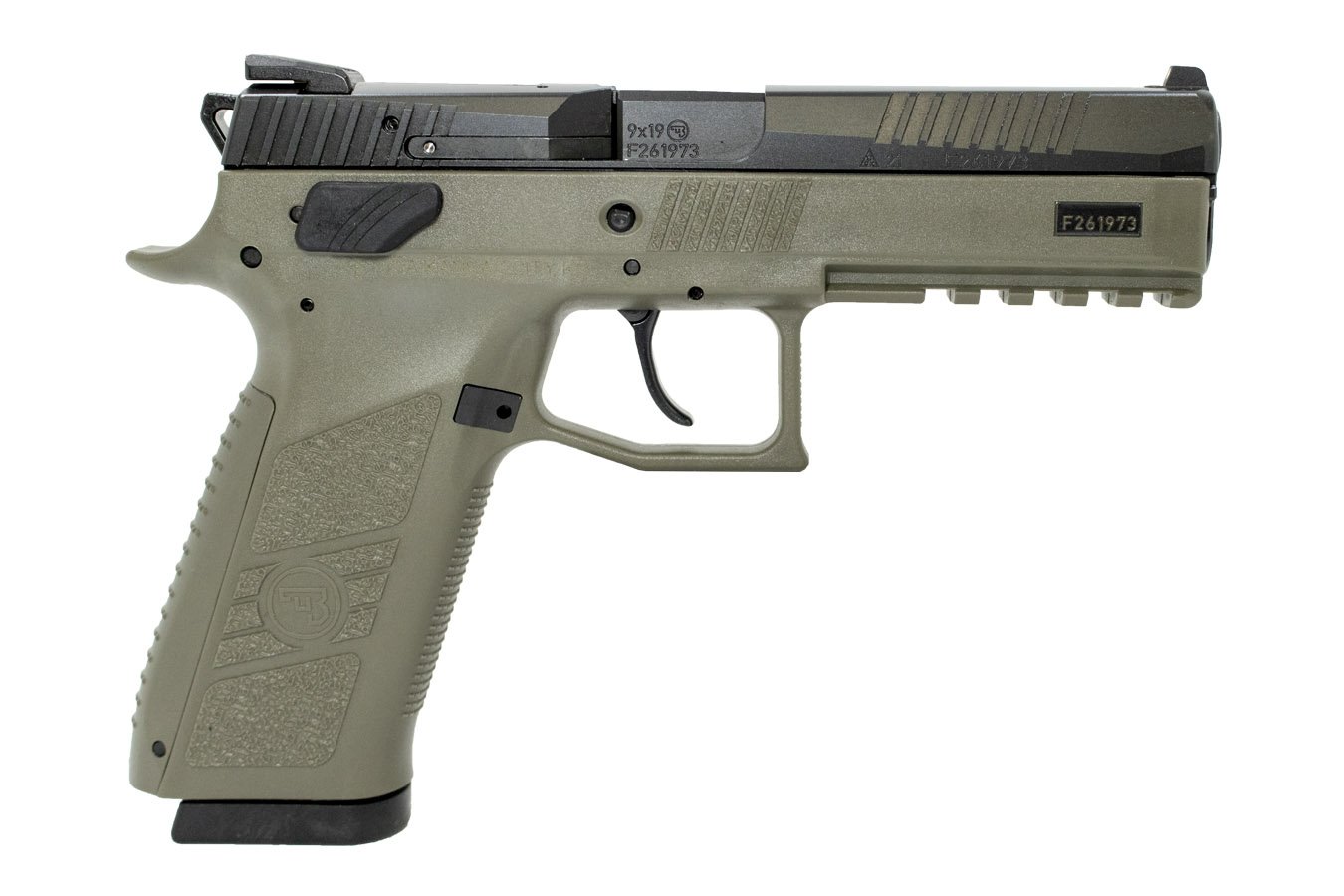 CZ P-09 9mm DA/SA OD Green Pistol